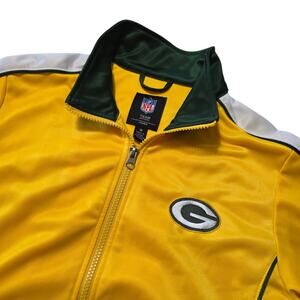Green Bay Packers NFL GIII Full Zip Jacket Womens M Embroidered Football Varsity